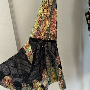 Sequin Embellished Black dress